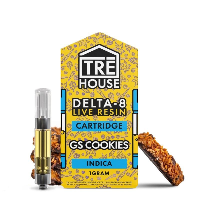 trehouse-photo-render-cartridge-gs-cookies-individual-v2-nov-14-2022-1 Live Resin Delta 8 Cartridge - GS Cookies - Indica 1g - Image 1
