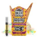 THC-P Cartridge + D8 + D9 + D10 - Rainbow Sherbet - Hybrid 1g