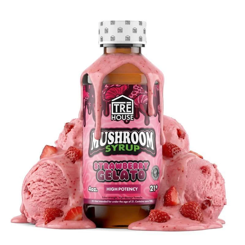 trehouse-photo-render-mushroom-syrup-strawberrygelato-feb-05-2026 Strawberry Gelato Mushroom Syrup - Image 1